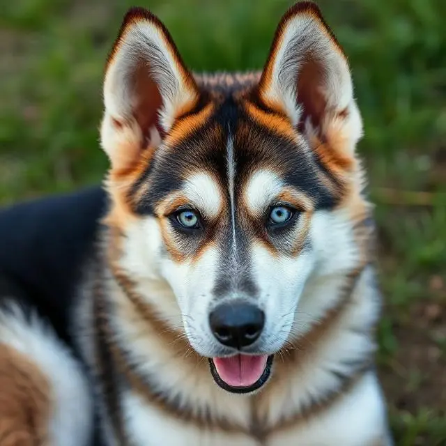 Mix German Shepherd and Husky